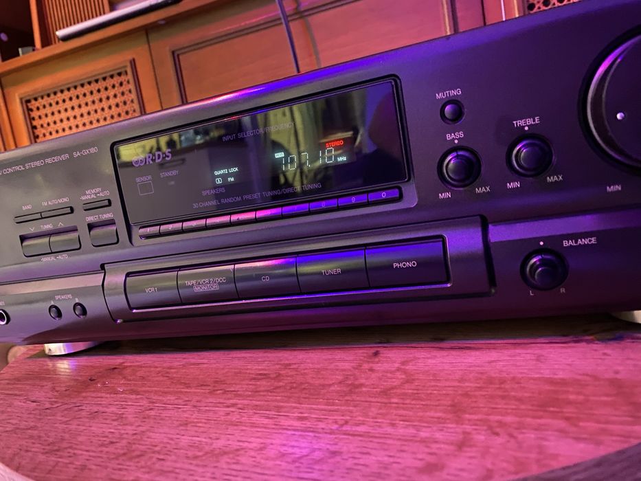 Amplituner stereo Technics SA-GX180  pilot Orginał cena tylko weekend