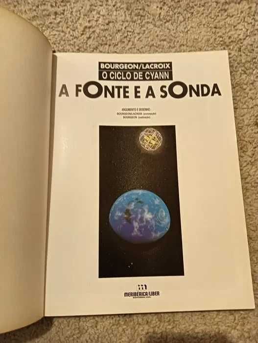 2 livros coleção Ciclo de Cyann, de F. Bourgeon e Lacroix*