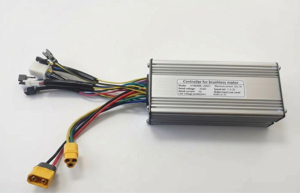 Контроллер 15A 18A 22A 30A  для электронабора, Kunteng KT 36/48V 500W электровелосипед електронабір Моторы редукторные MXUS Дисплеи KT-TF01U