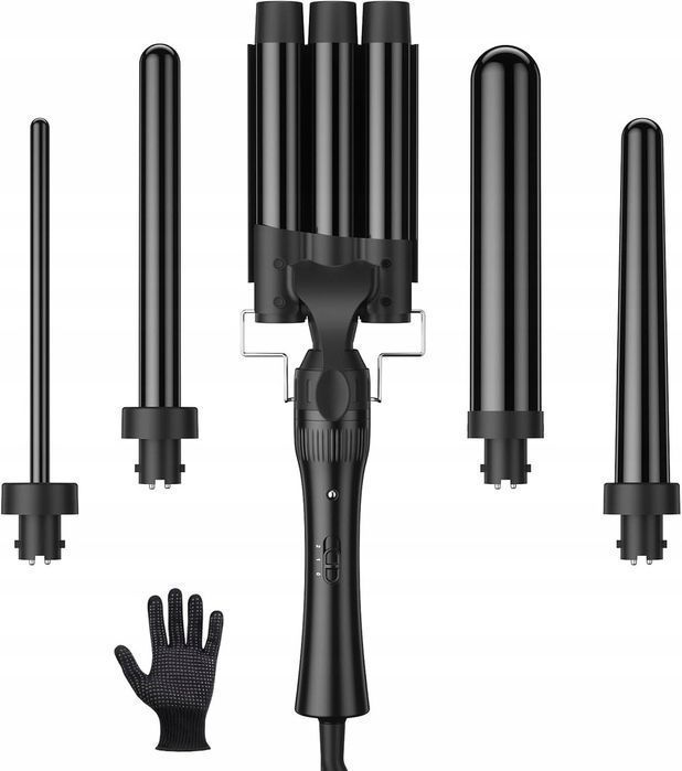 Lokówka Ceramiczna 5W1 Wielofunkcyjna Elehot F7 5 Końcówek 120W