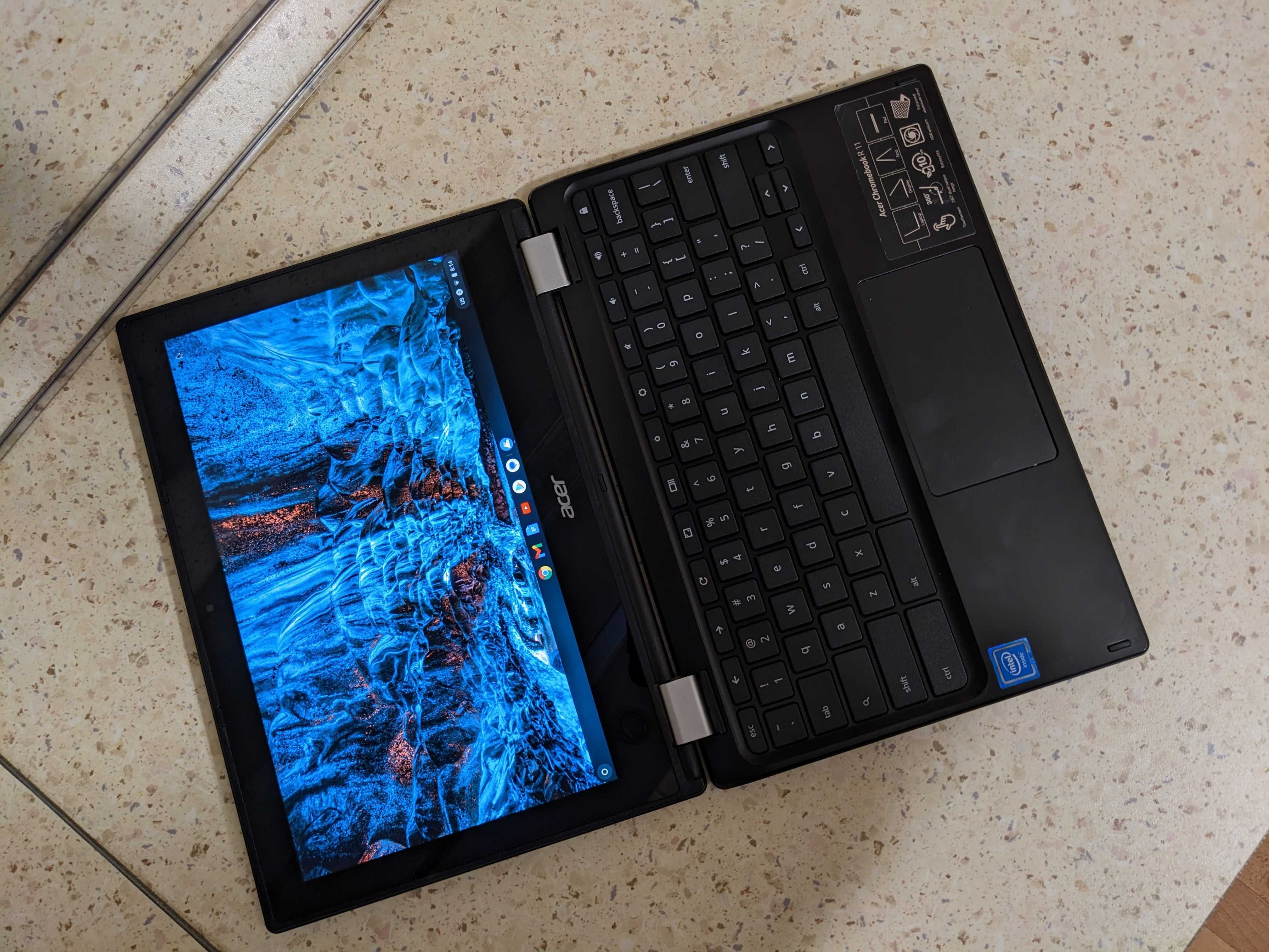 Ноутбук для учебы Acer R11 360°(4GB\32GB Intel 4 ядра) IPS Сенсорный: 3 ...