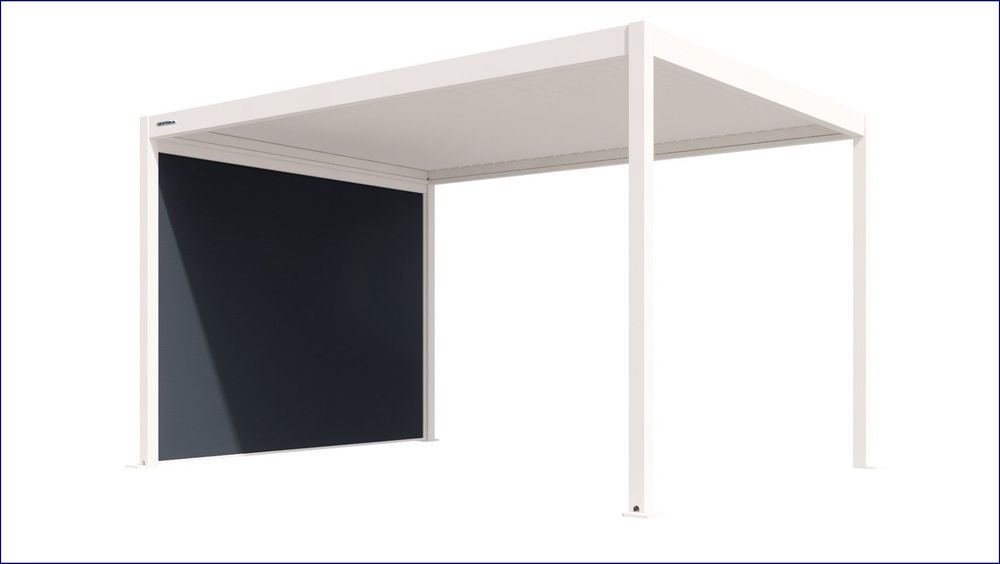 Gerda Zip Screen Roleta Pergola SOLEO 4x3m Antracyt 3m Ochrona Komfort