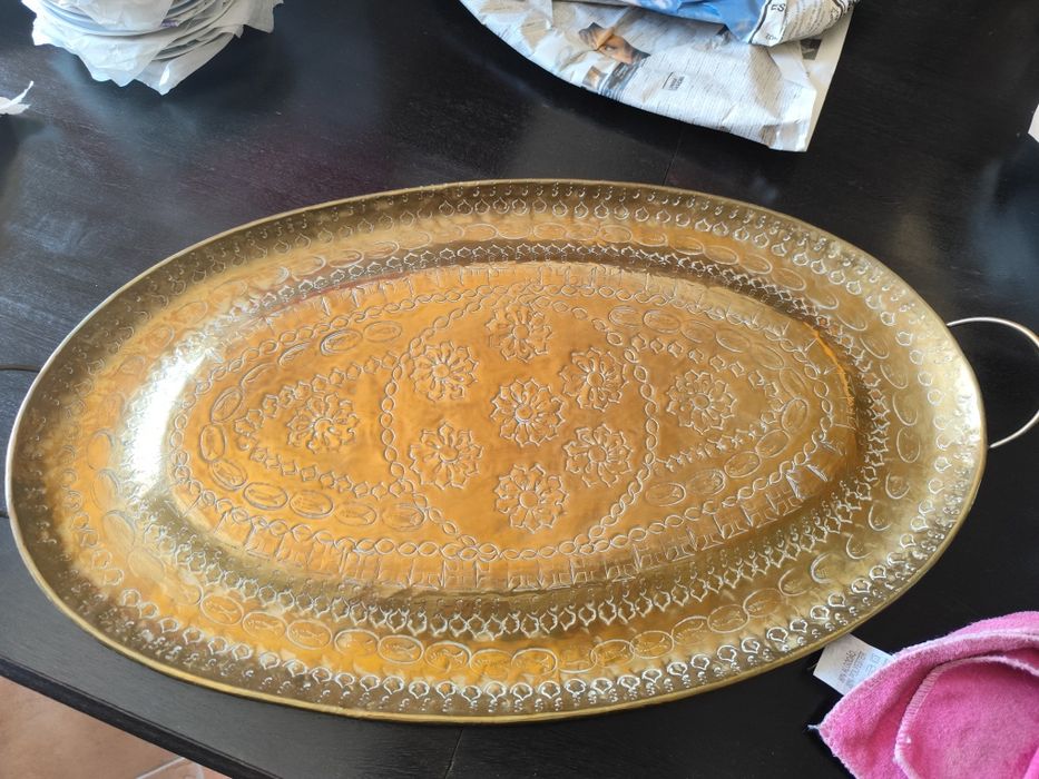 Lote de peças decorativas cobre, latão e bronze