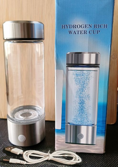Генератор водню Rich Hydrogen Water Cup 500мл акуумуляторний. НОВИЙ