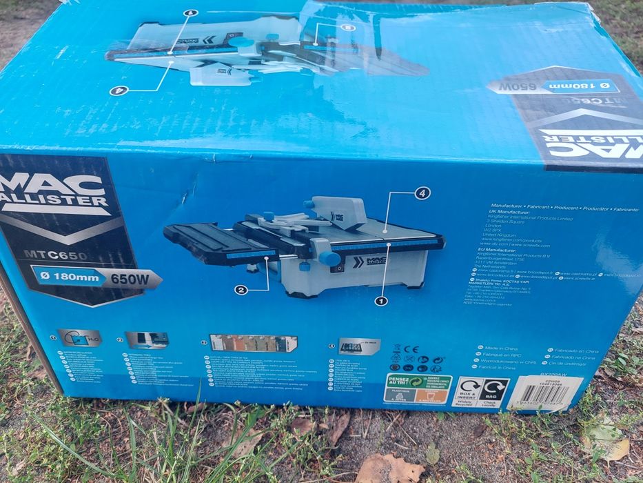 Przecinarka do płytek Mac Allister MTC650 ,650W
