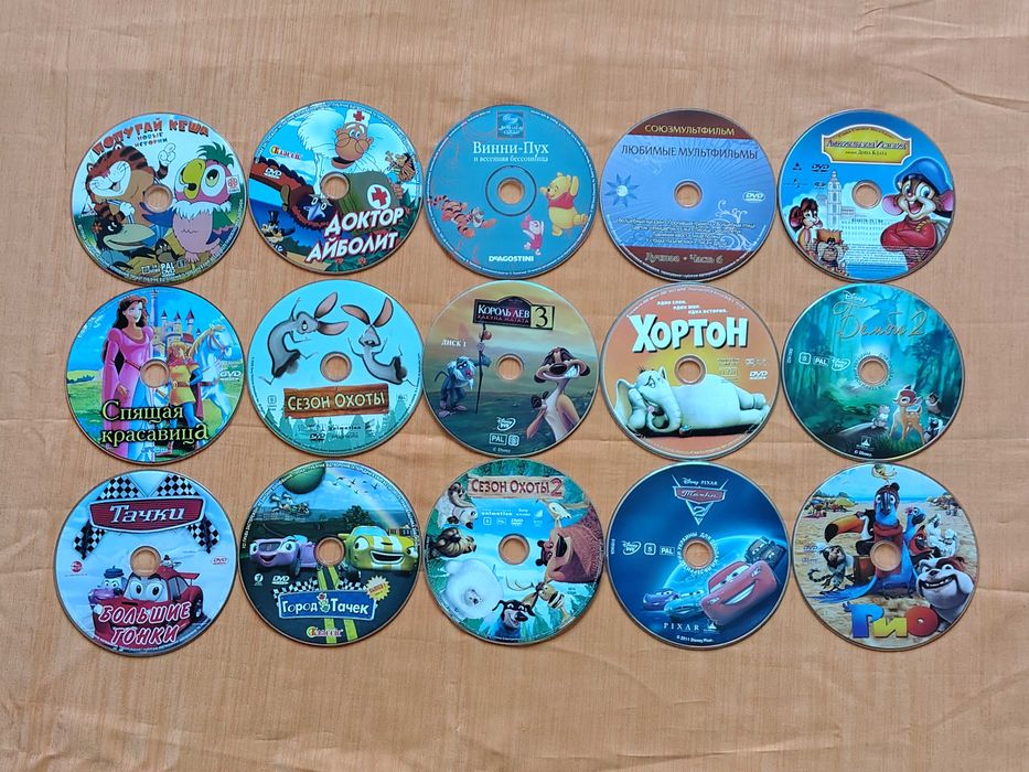 Palkids Pre-schooler CD-ROM & DVDセット Мультфильмы разных периодов на DVD дисках: 10 грн. - CD / DVD