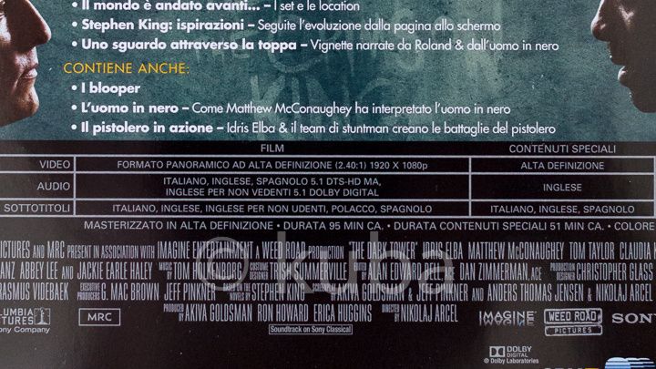 Mroczna Wieża Steelbook Blu ray PL-napisy Nowa folia