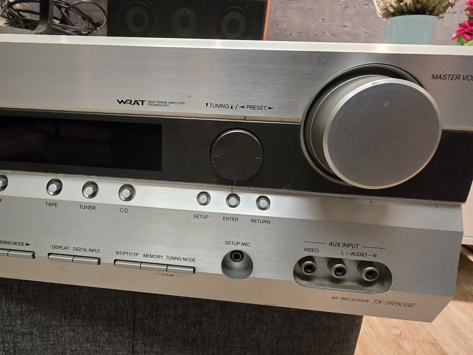 Amplituner 7.1 onkyo sr 505e. Stan idealny