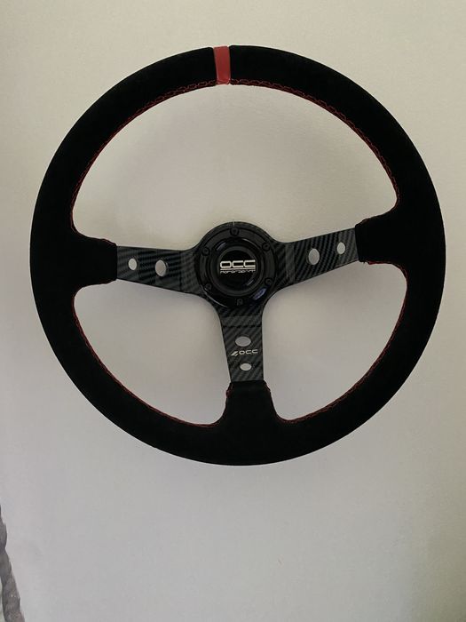 Volante occ motorsport original em alcantera