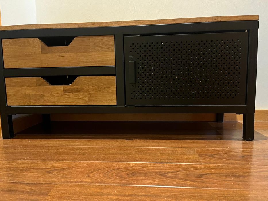 Móvel de entrada em carvalho