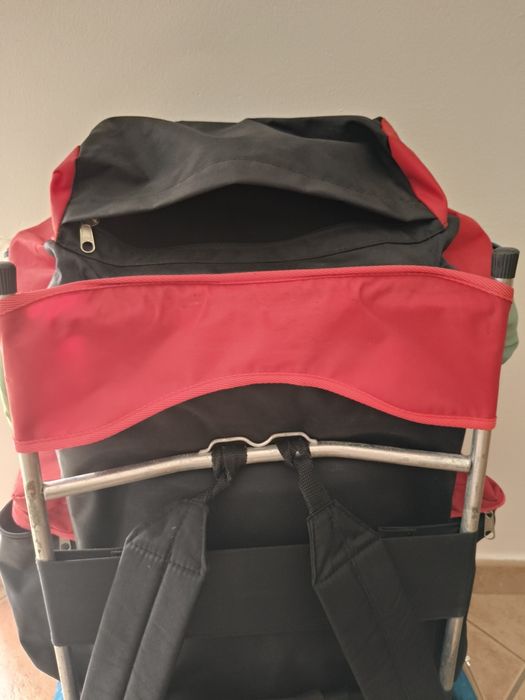 Mochila de campismo com armação de alumínio
