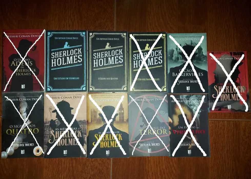 Livros Sherlock Holmes