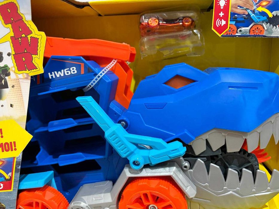 Hot Wheels Zestaw T-Rex Mega Transporter 2w1 HNG50