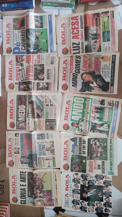 22 Jornais A Bola - Anos 90