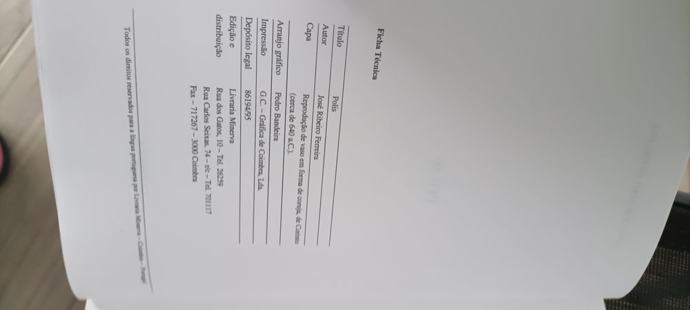 Polis Antologia de textos gregos de José Ribeiro Ferreira