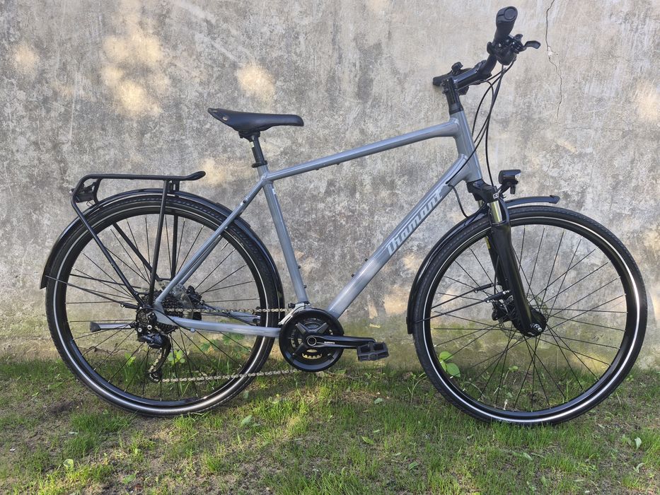 Rower Diamant Elan Deluxe Shimano Alivio Acera Suntour Trekking Rozmiar XL Bontrager