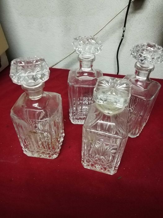 Garrafas de cristal