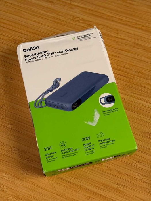 Belkin BoostCharge Power Bank 20K with Display (bateria externa)