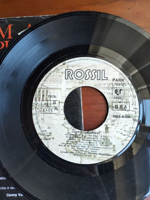 Disco de vinil single Homenagem a Edith Piaf