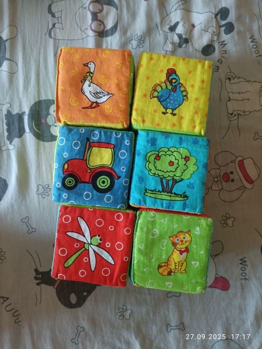 М'які кубики для дітей