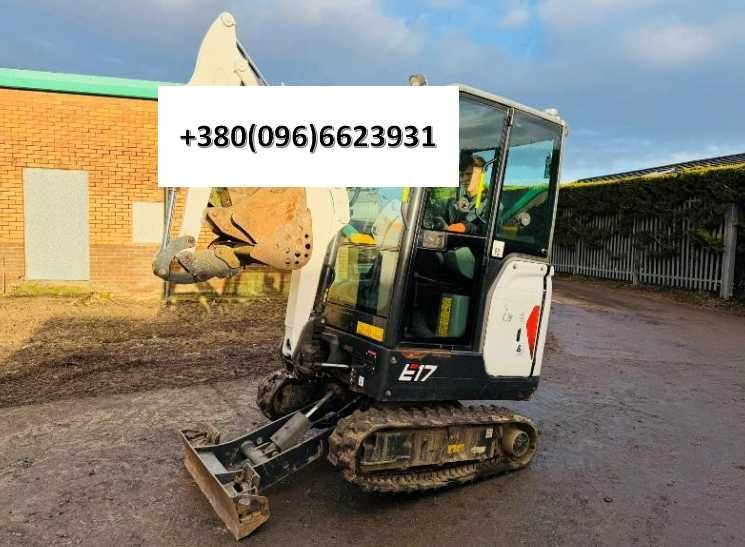Міні екскаватор BOBCAT E17 *759 ГОДИН*РІК 2022*