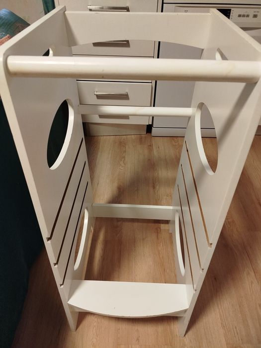 HOMCOM Torre de Aprendizagem de Madeira para Crianças