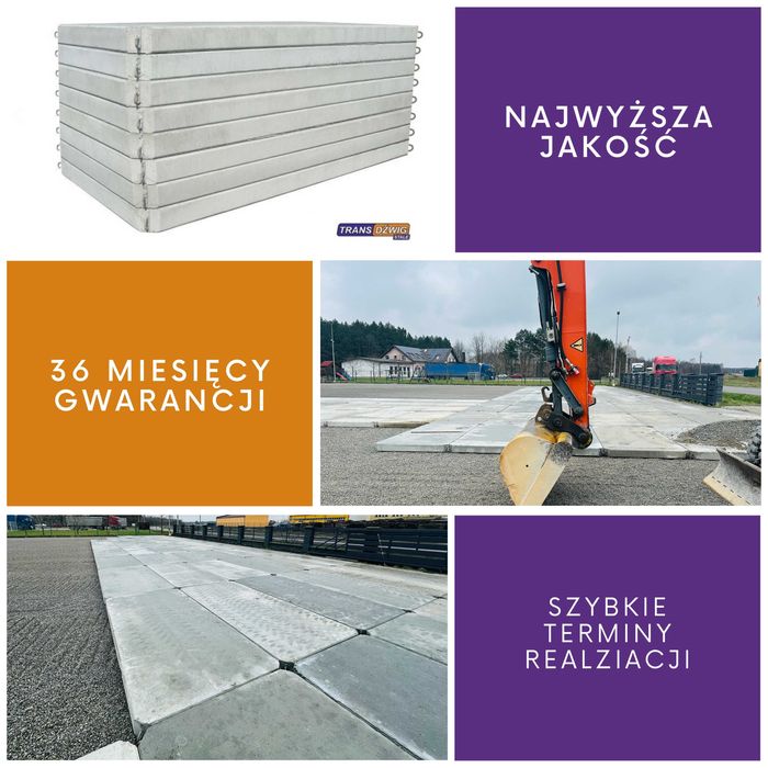 Płyty Drogowe - 36 miesięcy gwarancji