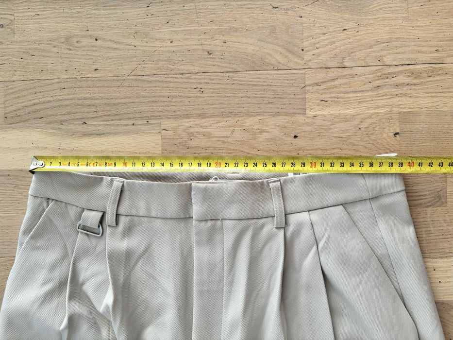 Spodnie szerokie Sinsay XL beżowe kremowe kuloty