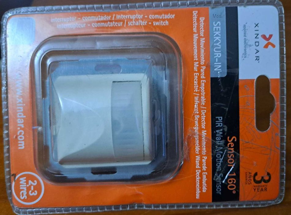 Detector de movimento parede Sensor 160º