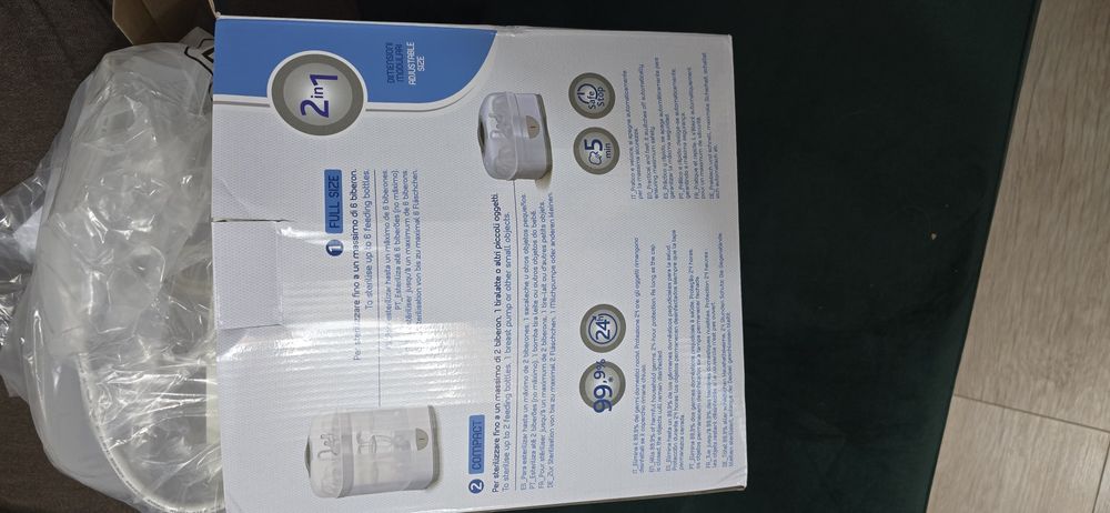 Chicco elektryczny sterylizator 2w1