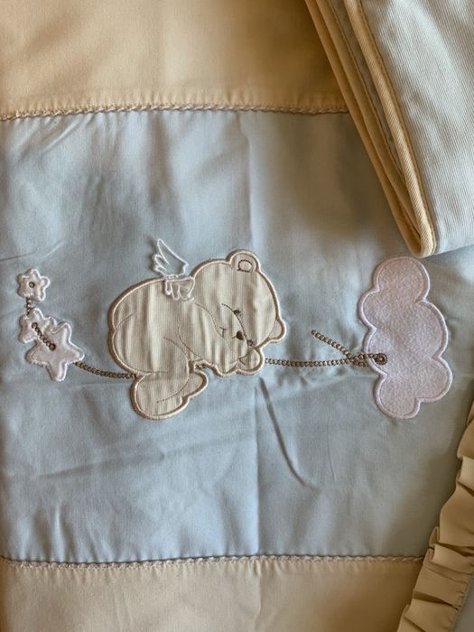 Edredão+Resguardo grades+ Almofada da marca Laçinho Bébé