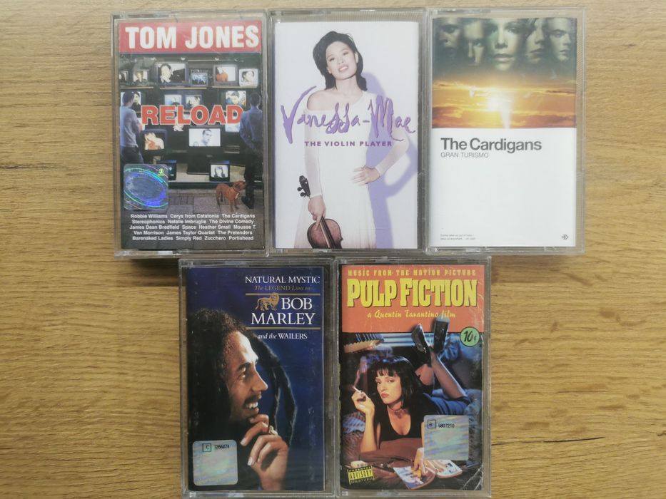 Pulp Fiction, Bob Marley, The Cardigans, Tom Jones, Vanessa Mae