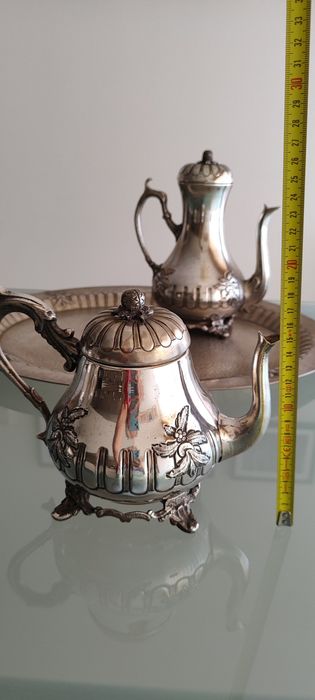 Serviço chá - café em liga metálica