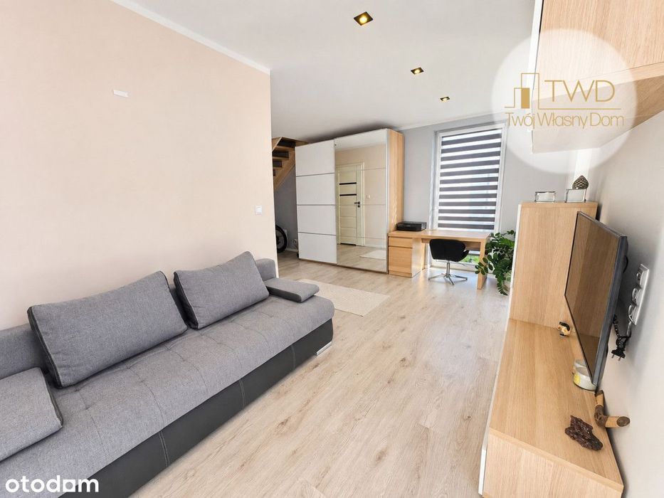 Apartament z ogrodem na osiedlu zamknietym