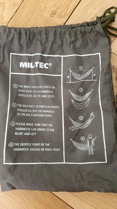 Hamak, decathlon, mil-tec