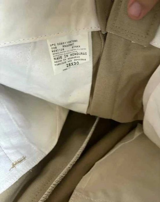 Spodnie Dickies chinos kremowe work pants nowe new