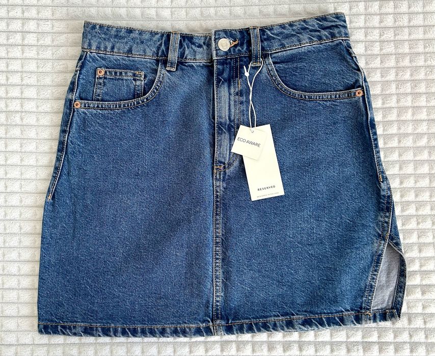 Jeansowa mini spódniczka Reserved 38 nowa z metką