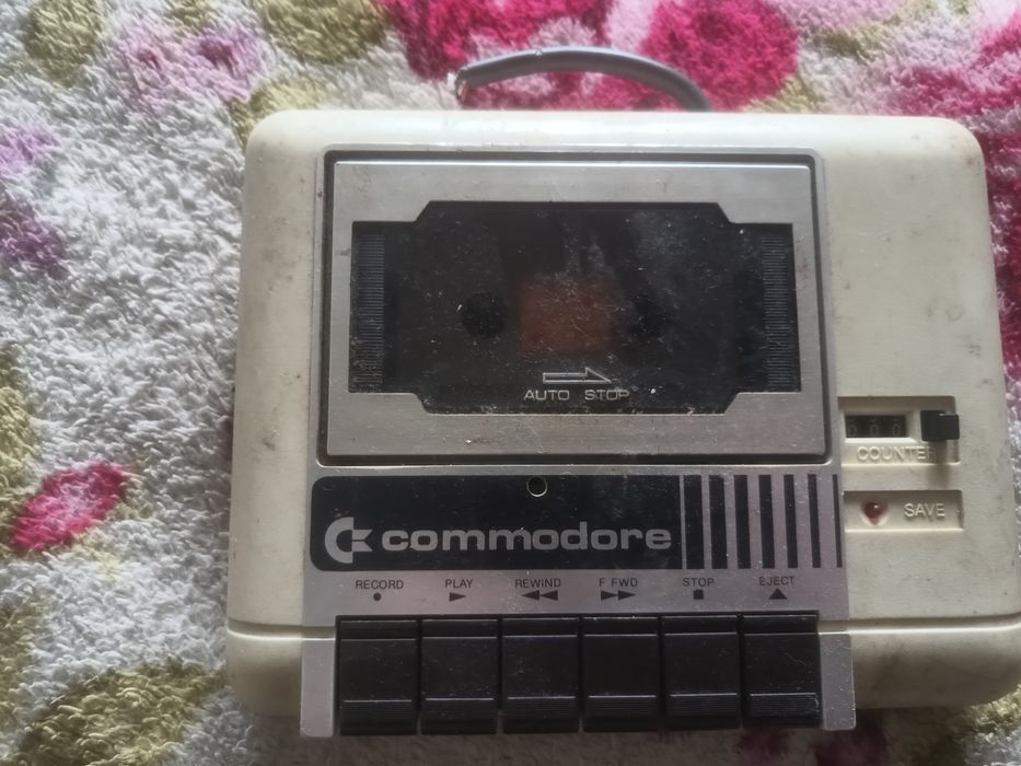 Vintage Commodore Datassette Tape Deck Cassette Recorder/Player - For