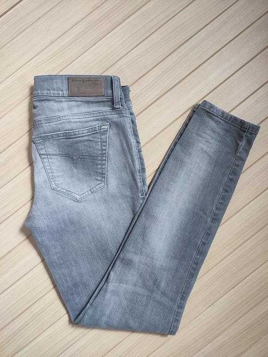 джинсы дизель diesel grupee ankle skinny wash 0672j тунис / 24w/32l