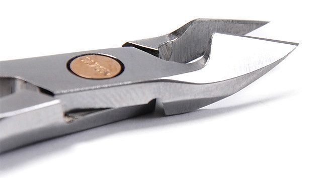 Накожницы Olton M ( 9-10 мм) + чехол из натуральной кожи.