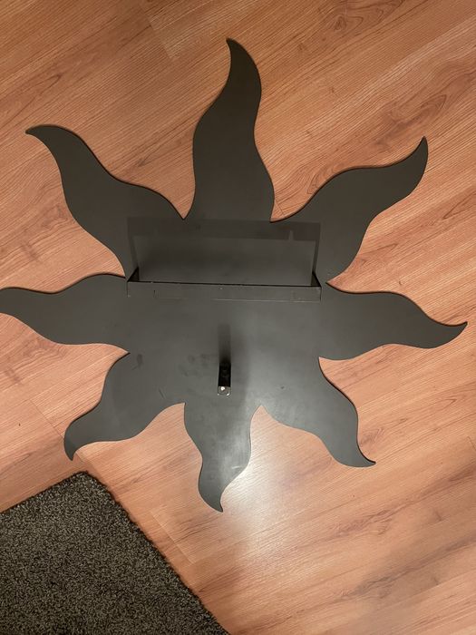 Candeeiro ferro de parede