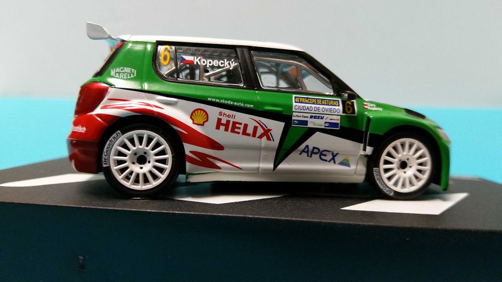 Skoda Fabia S2000 #6: Winner Rally Príncipe Astúrias 2009, Altaya 1/43