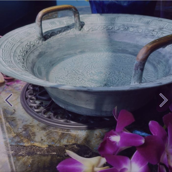 Taça para meditaçao e chakras