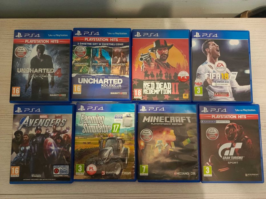 Zestaw gier na PS4
