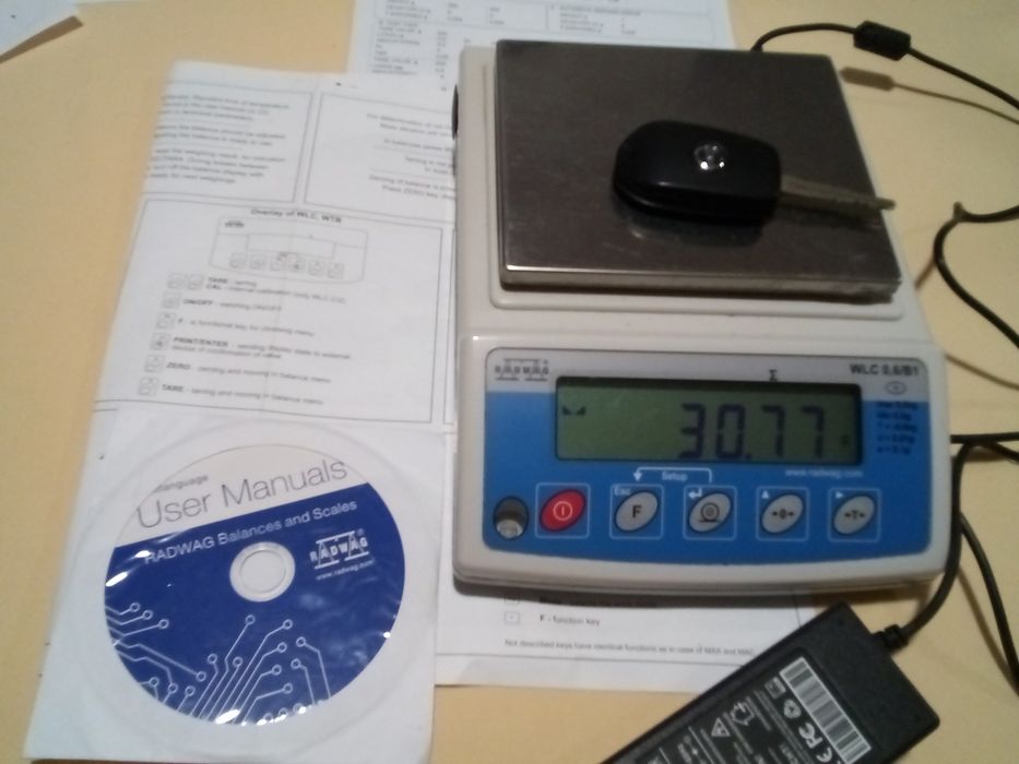 Balança digital de precisão WLC 0,6/ B1 Certificada.