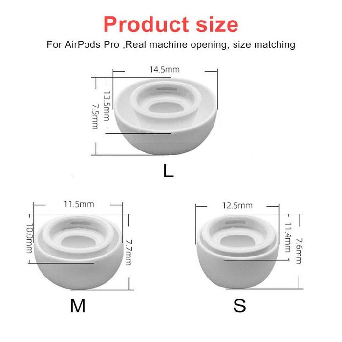 Оригинальная пара амбушюр к наушникам Apple AirPods Pro размер M