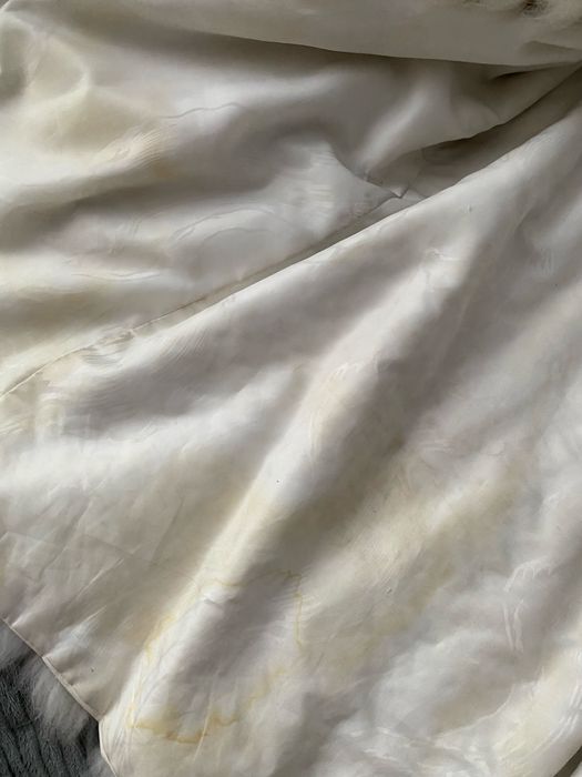 Piekne futro biale z lisa