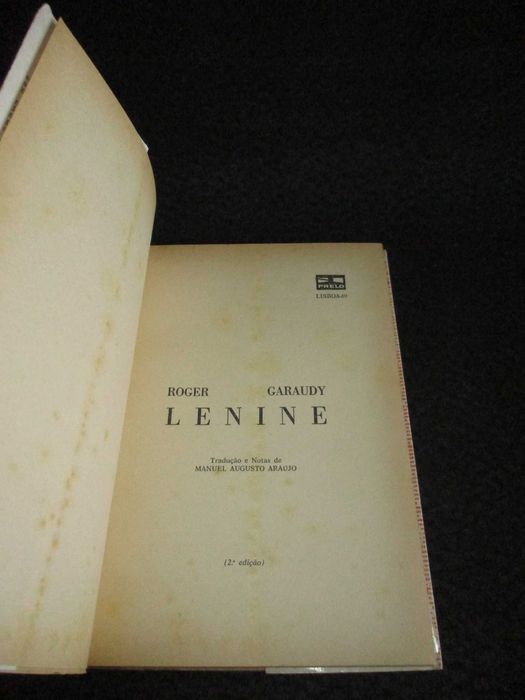 Livro Lenine Roger Garaudy 2ª edição 1969
