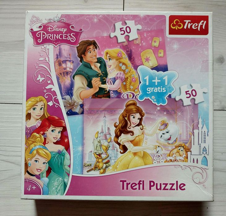 Puzzle Disney Princess Zaplątani i Pięknej i Bestia