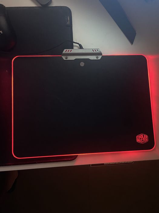 RGB Hard Gaming Mouse Pad CoolerMaster
